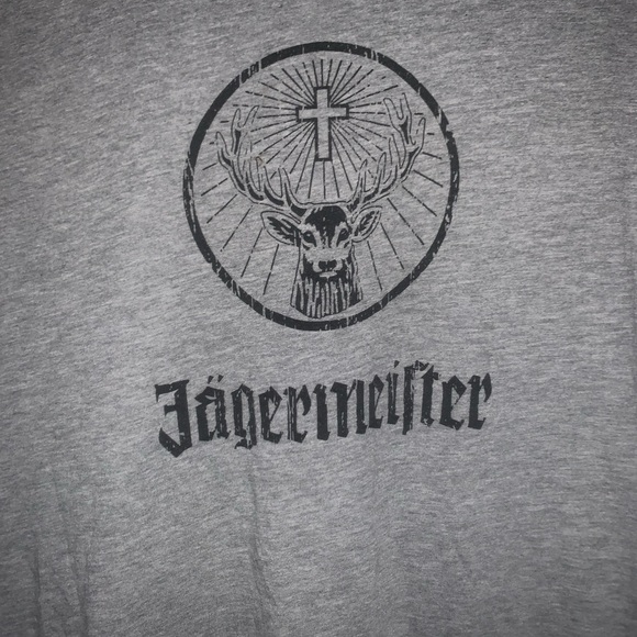 Classic Jagermeister Single-sided graphic T-shirt. Semi-distressed graphics. - Picture 2 of 4
